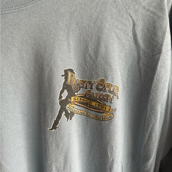 🤠Rust Spur Saloon - Scottsdales Last Real Cowboy Saloon Vintage Tee XL🤠 - Picture 3 of 6